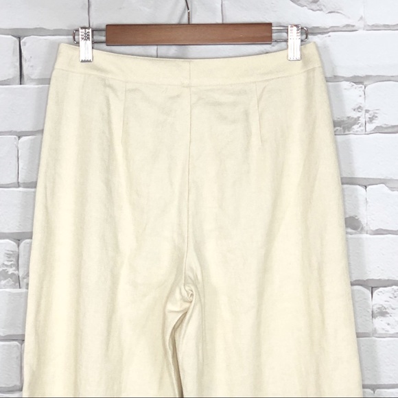 Theory Clean Linen Blend Wide Leg Trousers NWT - Picture 6 of 9